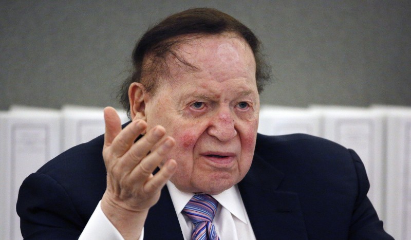 Sheldon Adelson là một tay chơi cờ bạc thứ thiệt